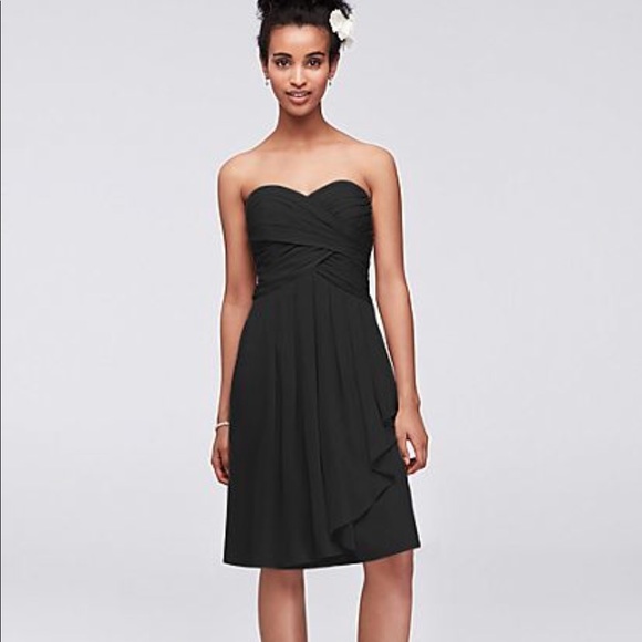 short black bridesmaid dresses